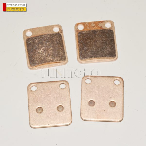 FRONT BRAKE PADS OF JIANSHE 400ATV OR LONCIN200ATV/LX200M-AU LXWXH 41X45X7MM - Image 2