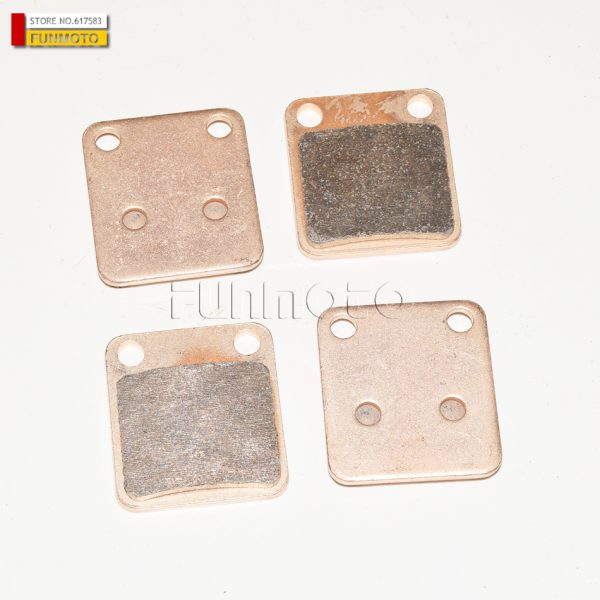 FRONT BRAKE PADS OF JIANSHE 400ATV OR LONCIN200ATV/LX200M-AU LXWXH 41X45X7MM